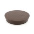 45mm round brown rubber furniture non slip caster cup