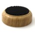 60mm round wood effect rubber furniture Piano non slip caster cup