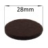 28mm Round Self Adhesive Furniture Felt Pads ( 6 pads per sheet )