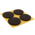 35mm Round Self Adhesive Furniture Felt Pads ( 4 pads per sheet )