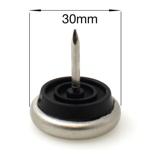 30mm NAIL ON METAL GLIDES FEET FOR CHAIR LEGS | PROTECT YOUR FLOOR