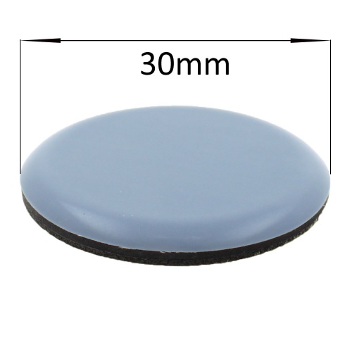 30mm round self adhesive ptfe coated glides / pads