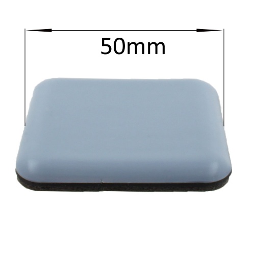 50mm square self adhesive ptfe coated glides / pads