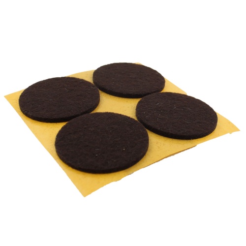 40mm Round Self Adhesive Furniture Felt Pads ( 4 pads per sheet )