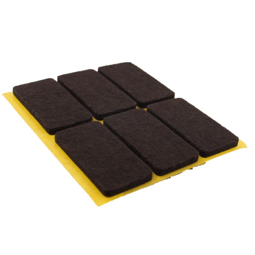 40mm x 20mm Self Adhesive Furniture Felt Pads ( 6 pads per sheet )