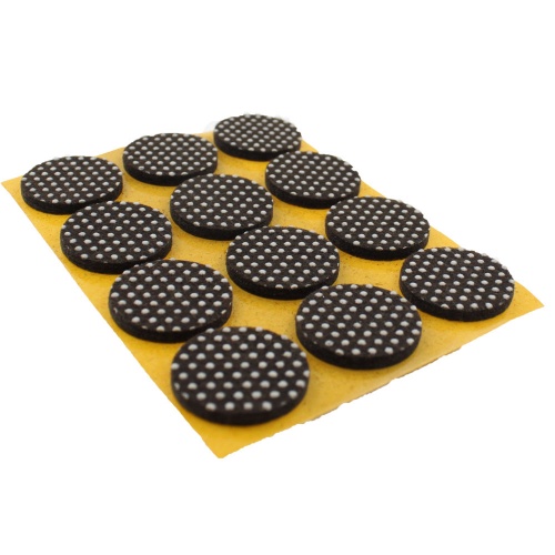 25mm Round Self Adhesive Non-Slip Felt Pads ( 12 pads per sheet )