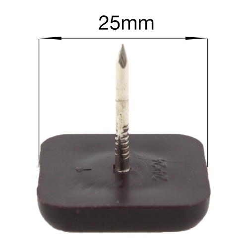 25mm Brown Plastic Nail In Pads For Furniture, Tables ...